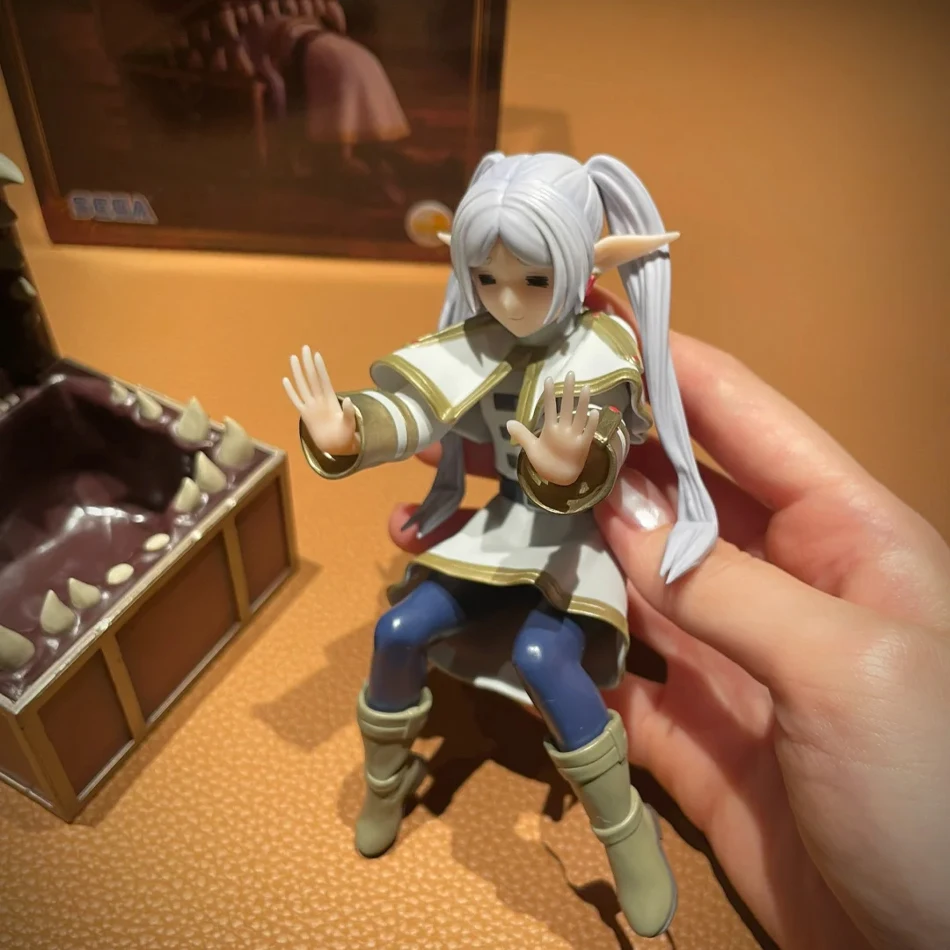 Frieren Beyond Journey's End Frieren Treasure Box Monster شخصيات كرتونية لعبة السرخس المعكرونة سدادة عمل التماثيل