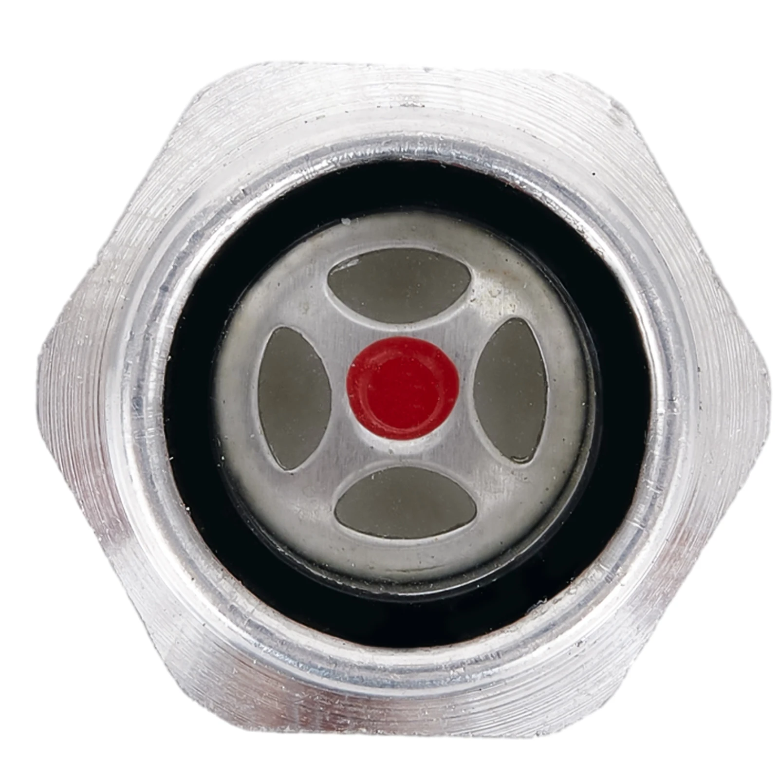 Efficient Aluminum Oil Level Inspection Tool for Air Compressor Heat Resistant and Clear Sight Glass Internal Hex Design