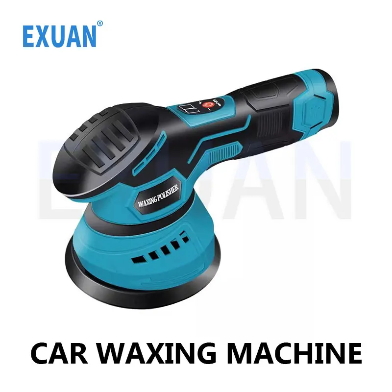 Беспроводная электрическая машина для вощения, литиевая батарея, электрическая машина для полировки и вощения пола автомобиля, машина для полировки красоты автомобиля Электрическая полировальная машина для пола