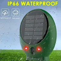 Solar Ultrasonic Bird Repeller Mouse Cockroaches Scarer Electric Exclusion Mice Cat Dog Anti Birds Infrared Cockroach Repellents