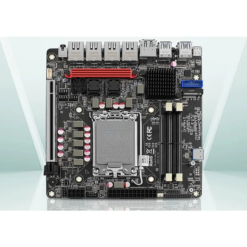 [White ] Q670 6 + 6-bit NAS main board 12-14 generation CPU PCIE16x vpro