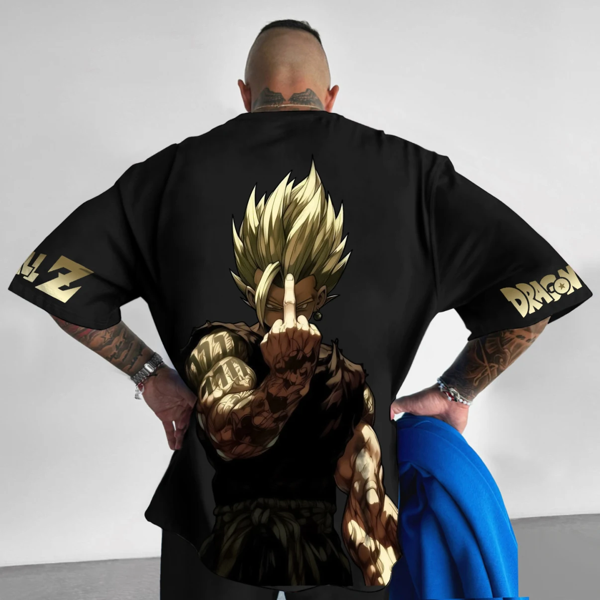 Dragon Ball Z Print Short Sleeve Cotton T-Shirt Son Goku Vegeta Men Women Clothes Harajuku Y2k Tee Vintage Summer Streetwear - view 6