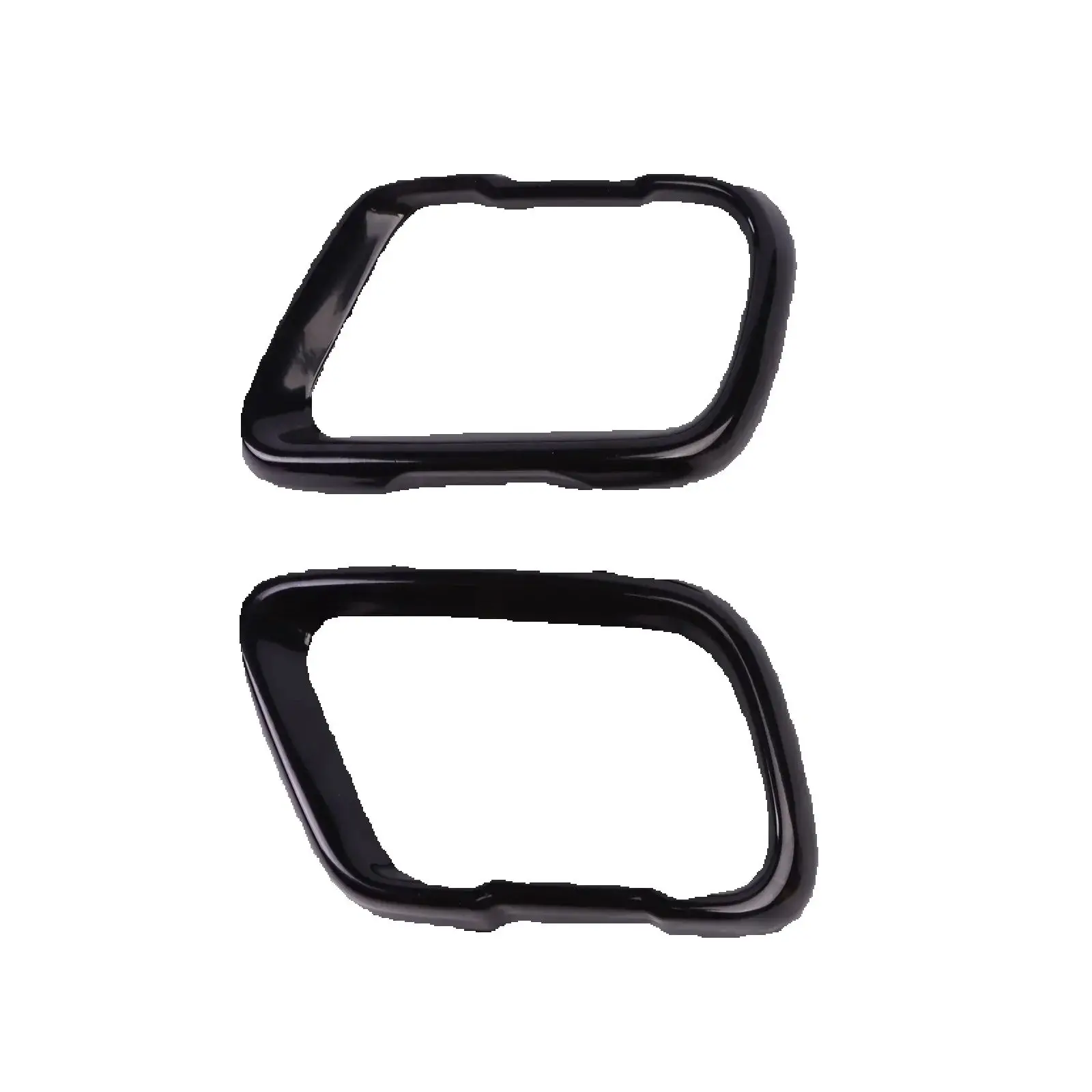 كاتم الصوت أنابيب طرفية الكسوة لسيارات BMW X5 G05 2019-2023 X6 G06 2019-2023 X7 G07 2019-2023 وعاء من الستانليس ستيل الأسود #6