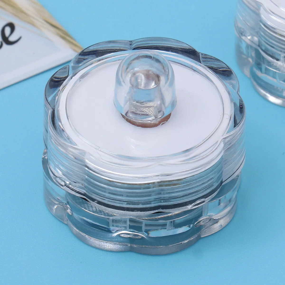 

4 Pcs LED Electronic Candles Waterproof Flameless Lights Powered Mini Decorative Lamps for Party Christmas Gifts