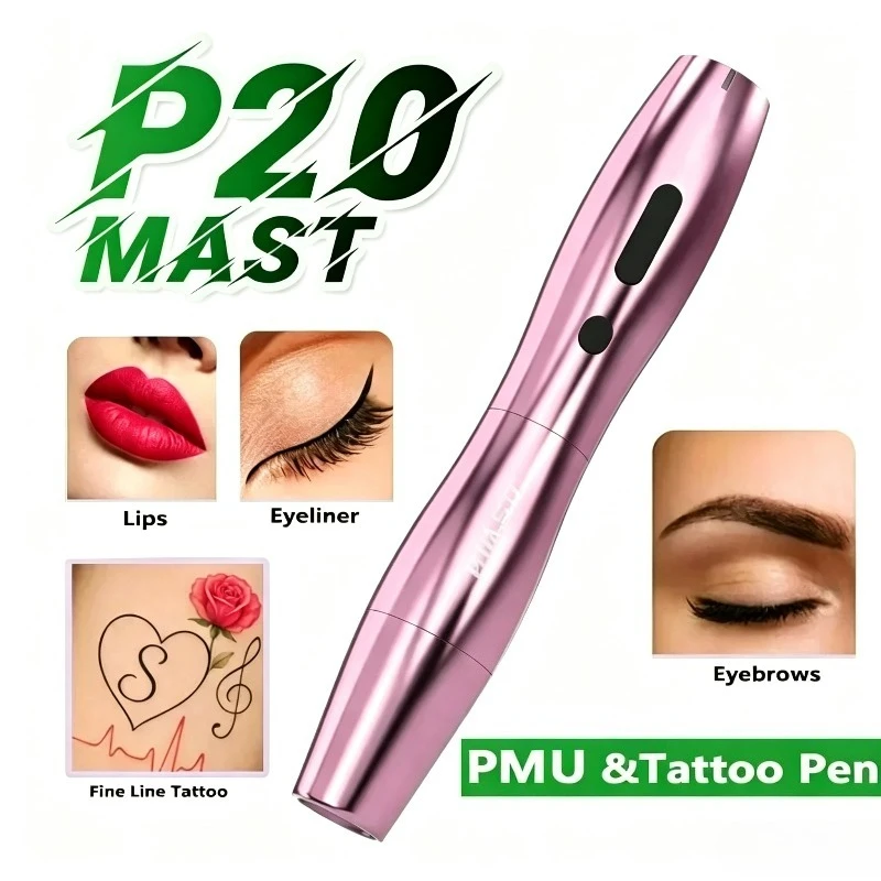 2.5Mm Stroke Wireless Battery 122g Lightweight Design Mast P20 PMU Tattoo Machine Pen Micropigmentation Permanent Makeup Machine