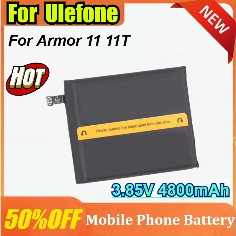 

New 3.85V 4800mAh for Ulefone Armor 11 11T Mobile Phone with Built-in Universal Battery