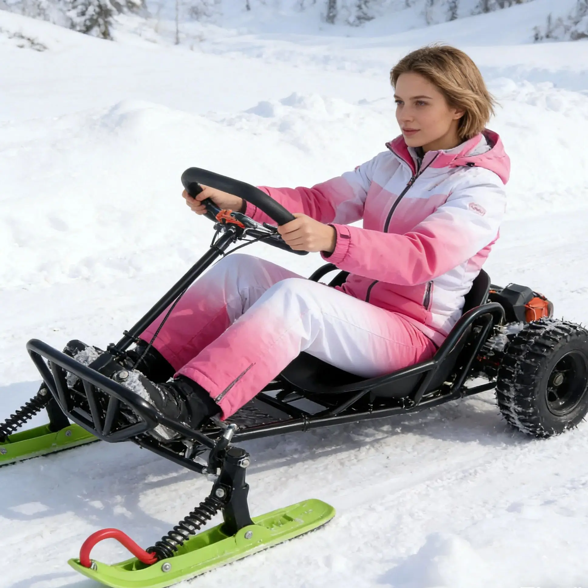 

Новый Вездеходный Карт 2026 года, 90-200 куб. см, для бездорожья, тяжелый дрифт-карт, топливный внедорожник для строительных площадок, в продаже