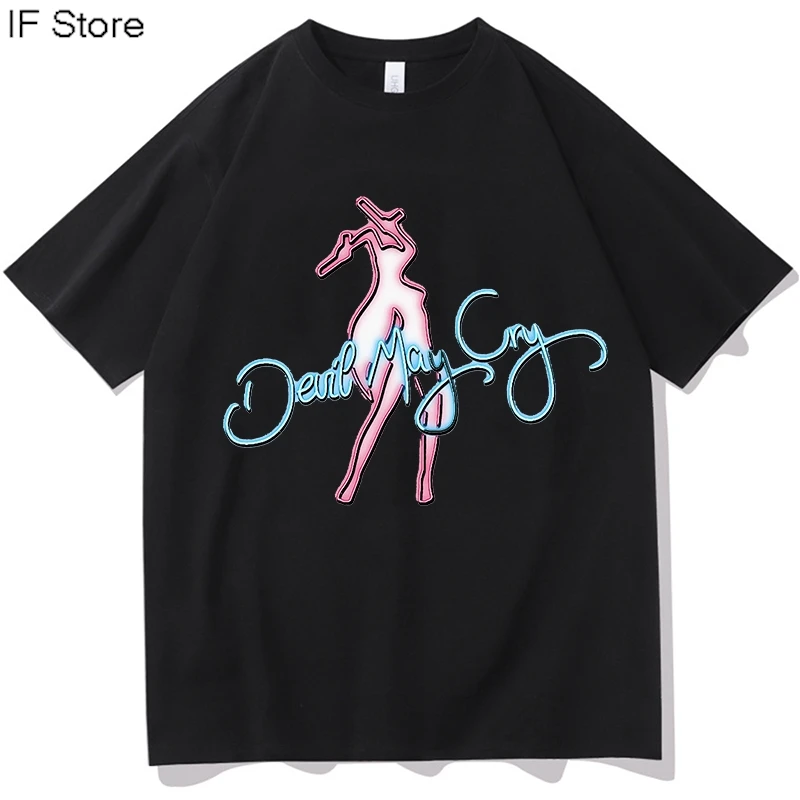 

Devil may cry T Shirt Summer Mayhem 2025 Album Y2K Fun T Shirts 2024 Cotton Hipster Tshirt for Male Short Sleeves Custom Clothes