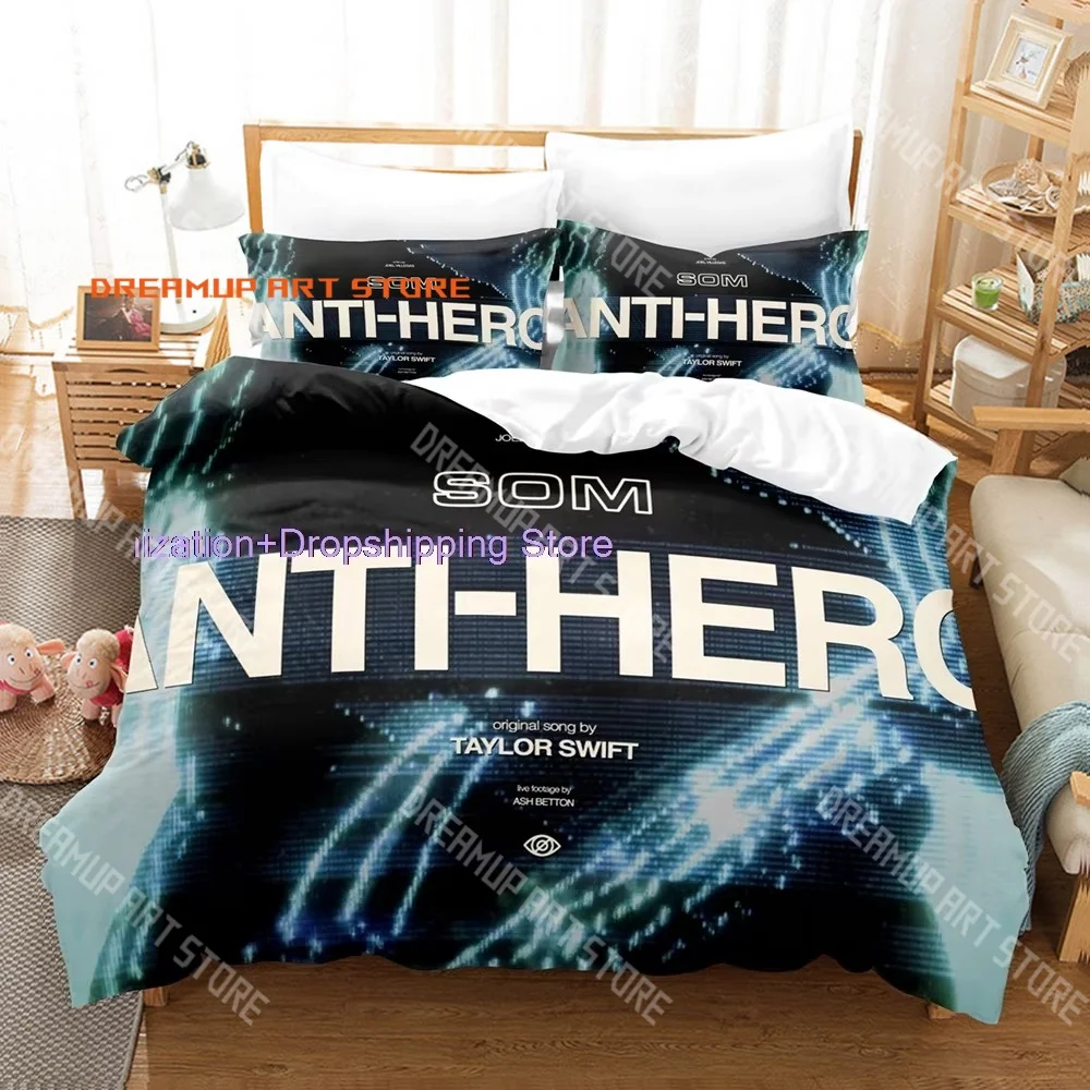 Anti-Hero Main image of the song SOM Bedding Set Single Twin Full Queen King Size Bed Set Adult Kid Bedroom Duvetcover Set