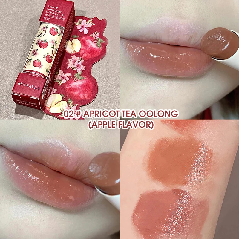 Moisturizing Lip Balm Jelly Lipstick Korean Lipsticks Make-up for Women Moisturizer Fruit Care Cute Cosmetics Lips Skin Beauty