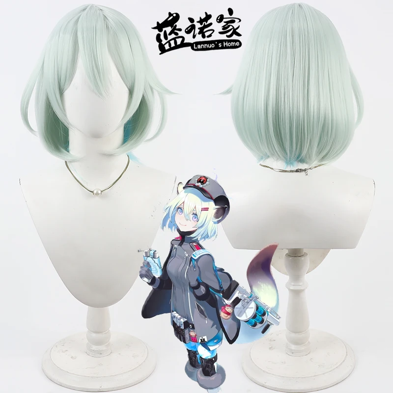 

Game Blue Archive Mayuzumi Fuyuko Cos Косплей Парик Хэллоуин Карнавал Реквизит для вечеринки Синтетические волосы Термостойкое волокно + Кепка для парика