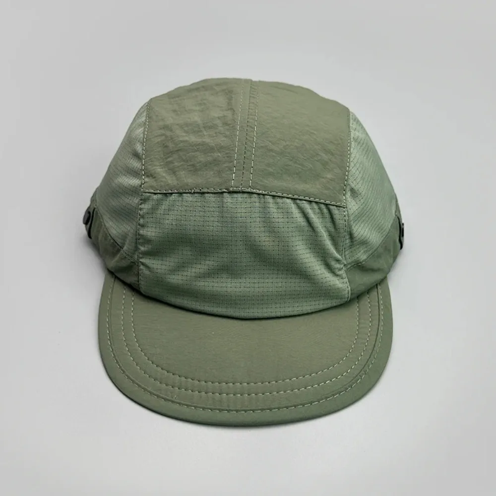 Casual Short Brim Baseball Hats Breathable Quick-Dry Sun Hat Sun Protection Adjustable Camping Hat