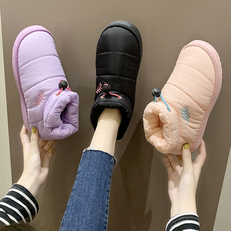 Белые ботильоны Женские австралийские туфли Женская обувь Зимняя обувь Роскошный дизайнерский низкий 2025 Снежная женская мода с подкладкой