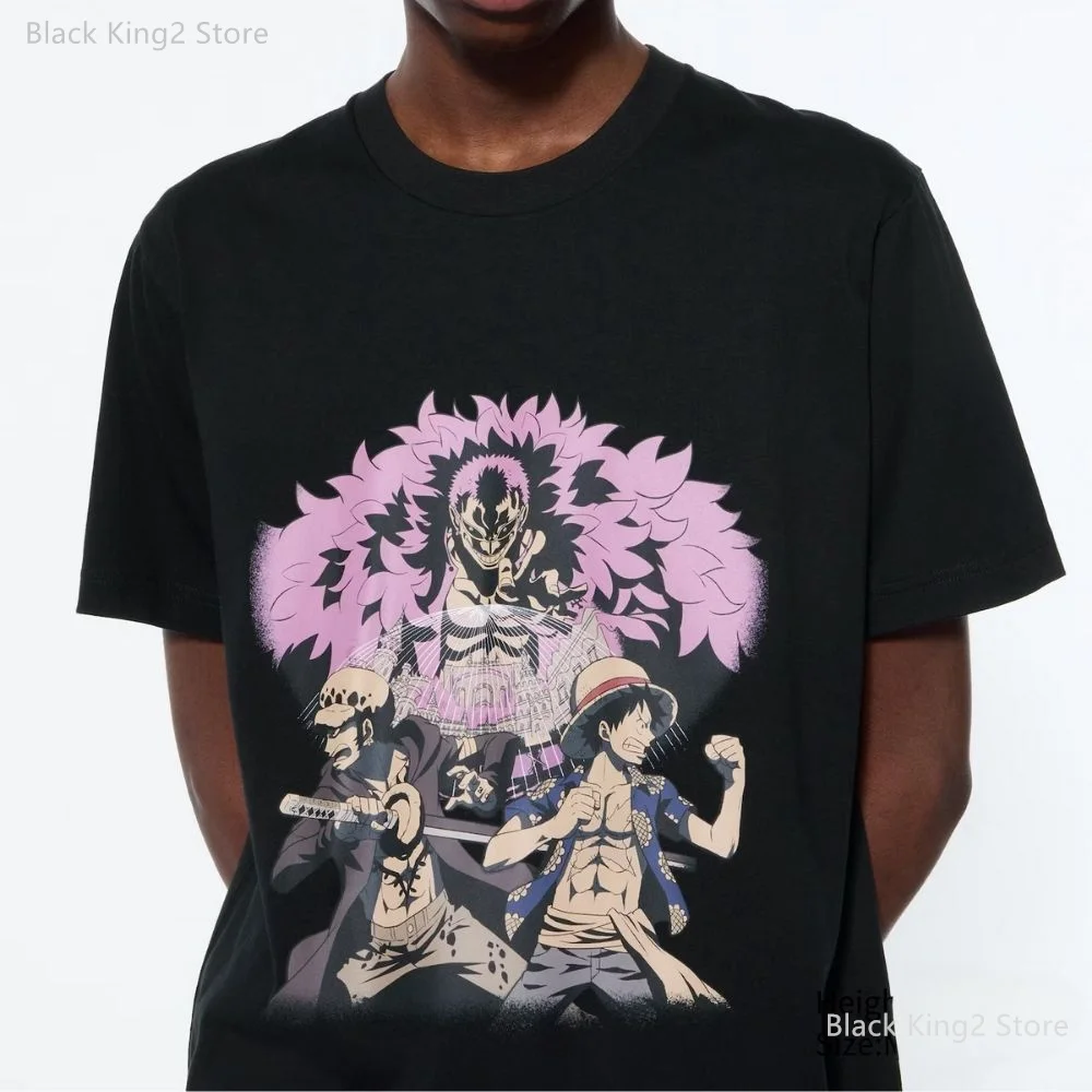 Caesar Clown One Piece T-shirts Men Anime Manga Gear Second Classic Unisex T Shirts Monkey D Luffy Cotton Men\'s Tops Clothing
