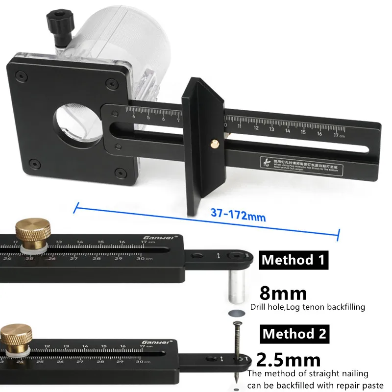 Circle Cutting Jig for Electric Hand Trimmer Wood Router Milling Circle Slotting Trimming Machine DIY Woodworking Tools