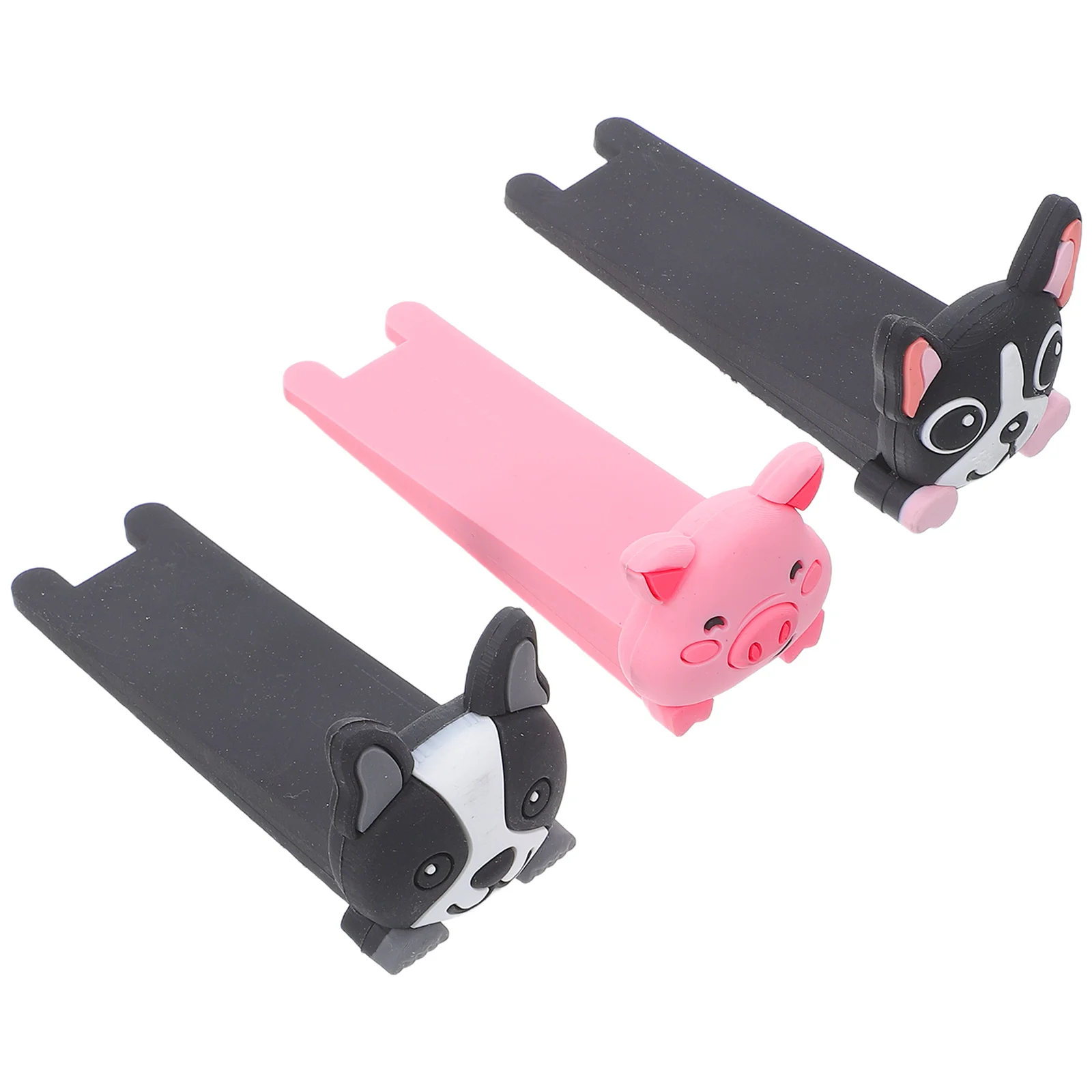 

3Pcs Adorable Animal Doorstop Anti-Collision Wedge Easy Install Home Office Kids Pets Protection Decorative Novelty