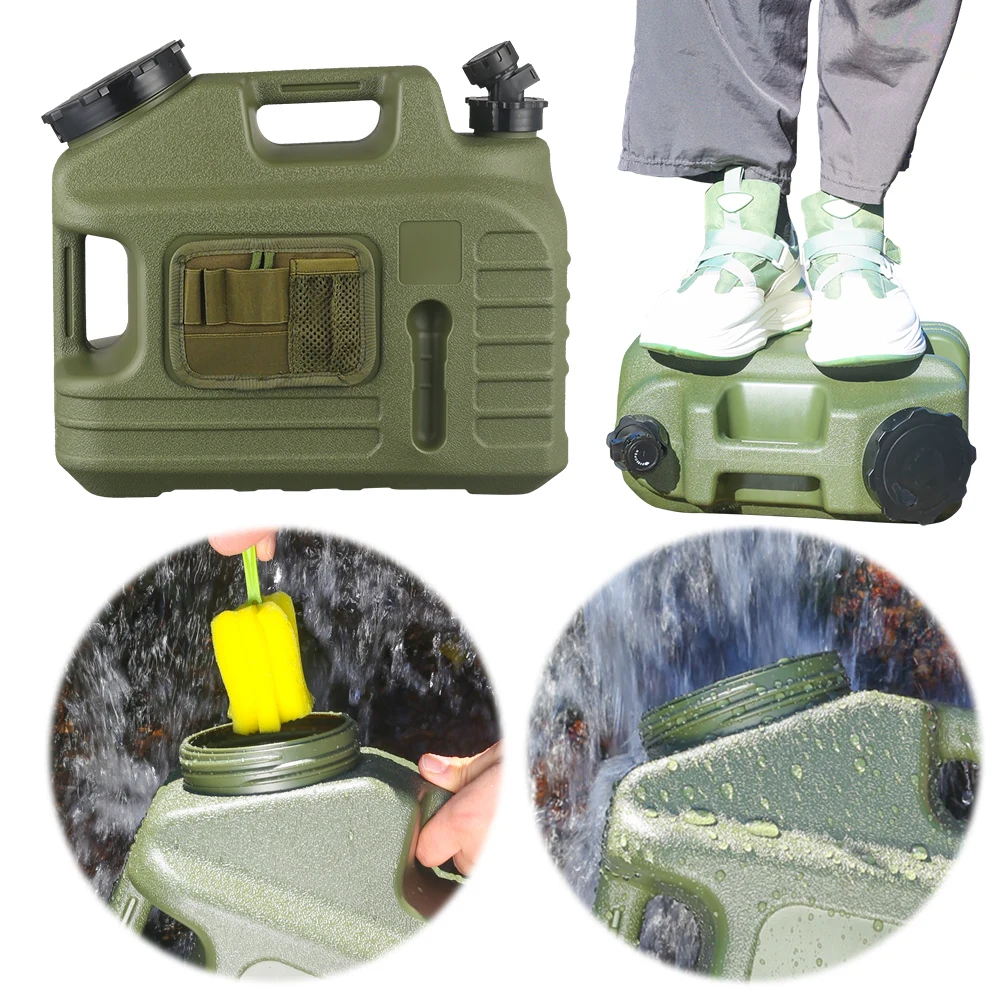 

Контейнер для хранения воды на 13 л с краном, держатель для диспенсера для воды, резервуар для хранения воды большой емкости для автомобиля, кемпинга