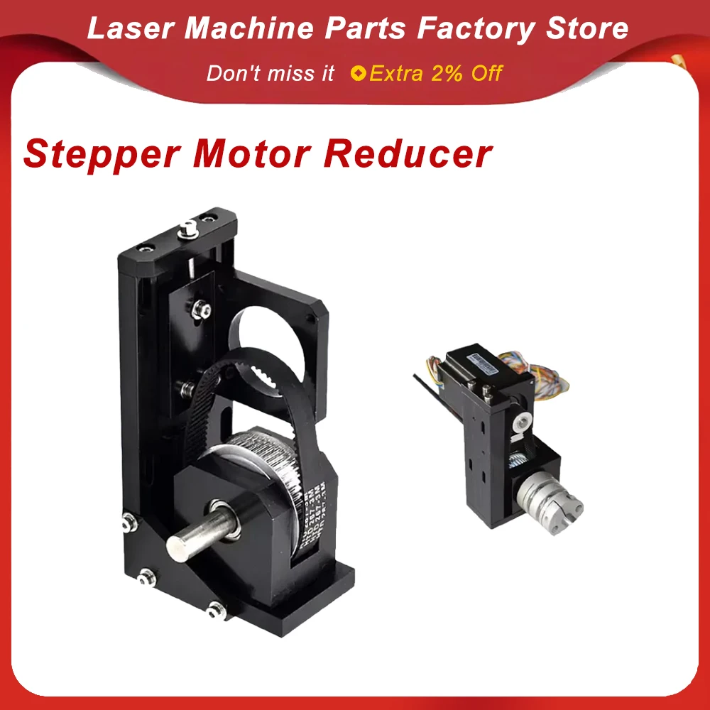 Stepper Motor Reducer Nema23 Nema34 38/60/72 Teeth for CO2 Laser Engraving Cutting Machine