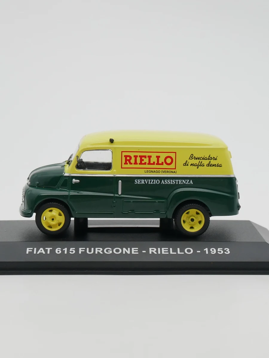 Ixo 1:43 FIAT 615 FURGONE RIELLO 1953 Diecast Car Metal Toy Model