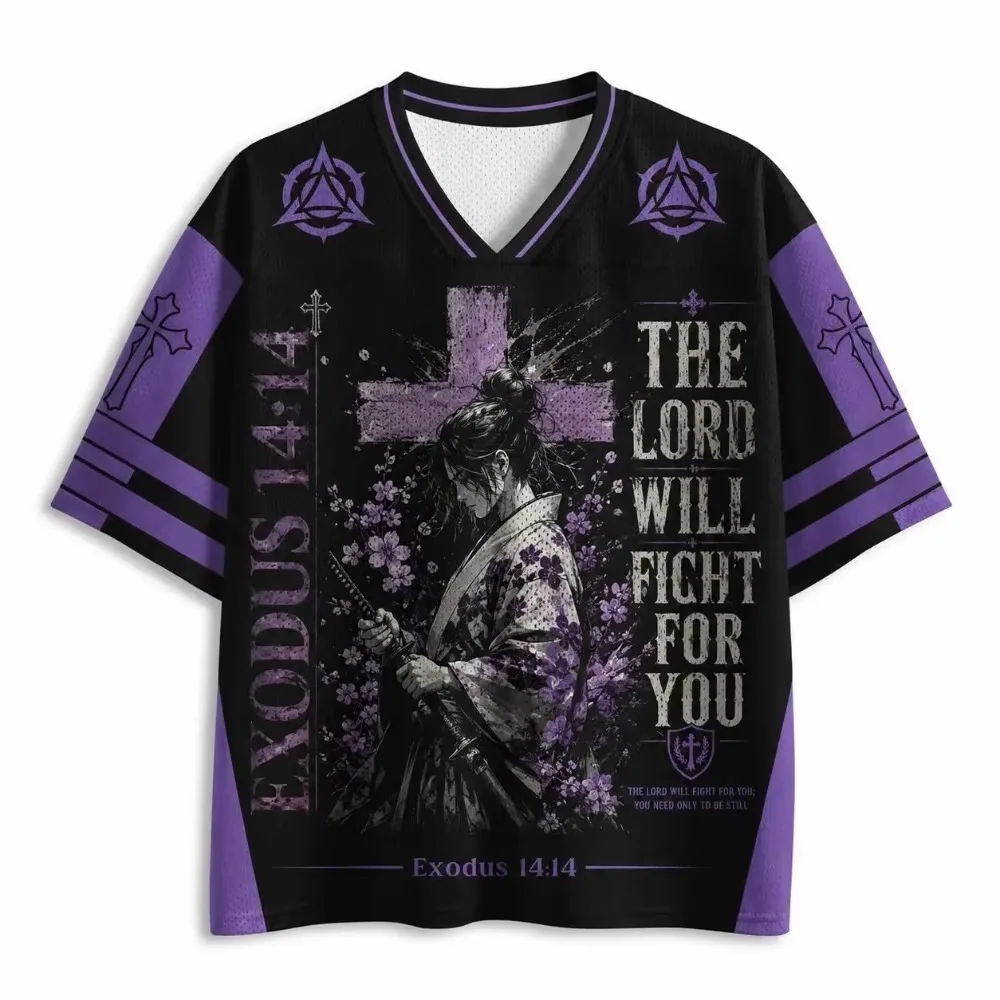 Retro Warrior Forward-Stride 3DPrinted Men Y2K Fashion Casual Street Hip-Hop V-Neck Loose Breath Quick-Dry Parent-Child Clothing