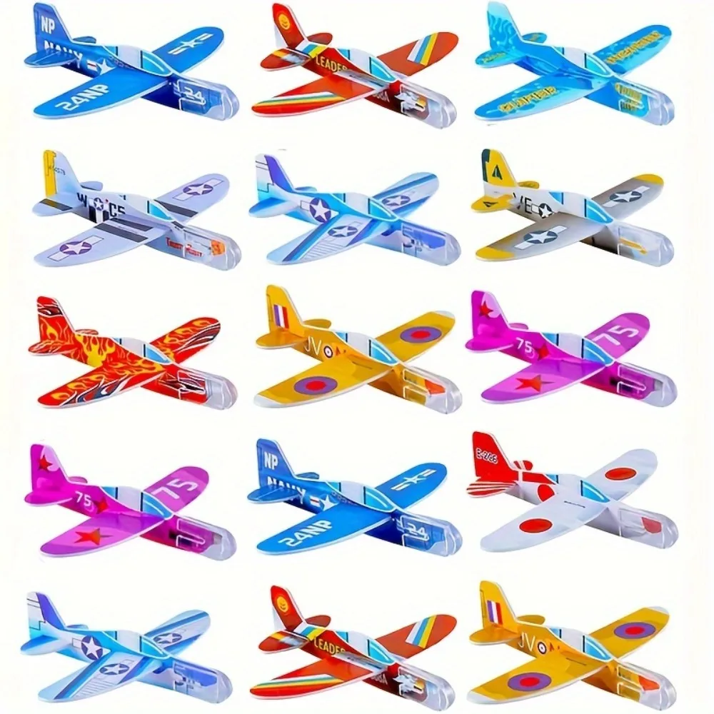 30/50/100 Pcs Mini DIY Assembled Taxi Plane Children’s Birthday Party Gift, Back-to-School Classroom Reward, Carnival Gift Pack