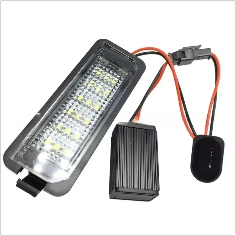 

New for Golf 5/6/7 Passat Porsche Skoda SEAT for 2PCS LED Number License Plate Lights Assembly 2025