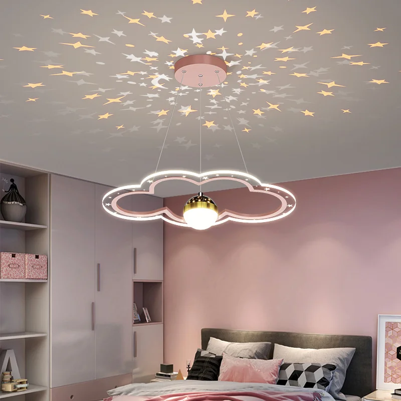 Busmos Nordic Modern Minimalist Living Room Hanging Led Chandelier Bedroom Study Interior Lighting Decoration Ceiling Lamp