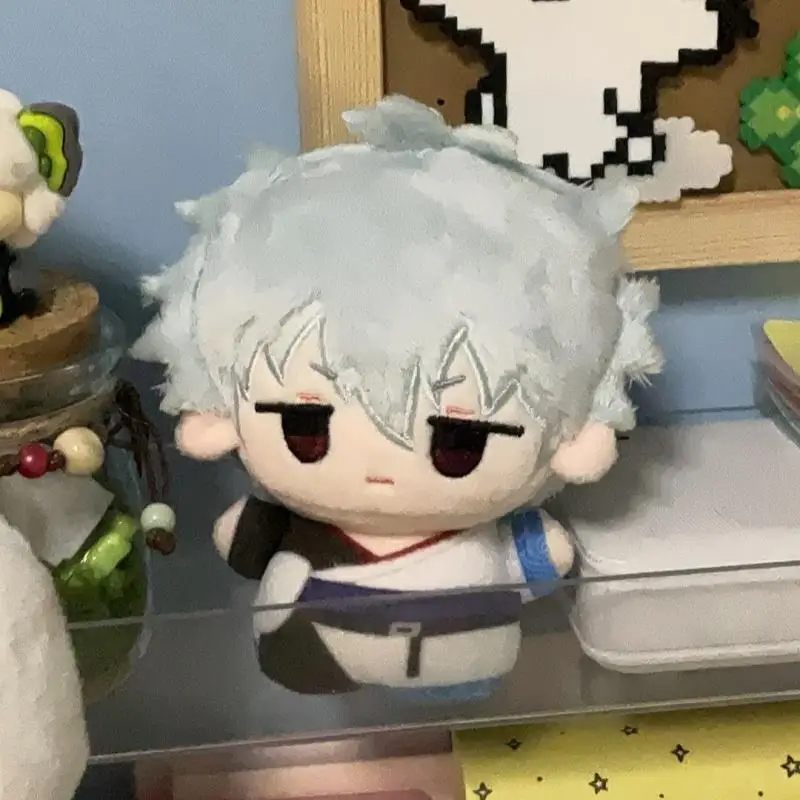 gintama-sakata-gintoki-q-version-standing-posture-pocket-soft-plush-doll-keychain-desktop-decoration-anime-enthusiast-collection