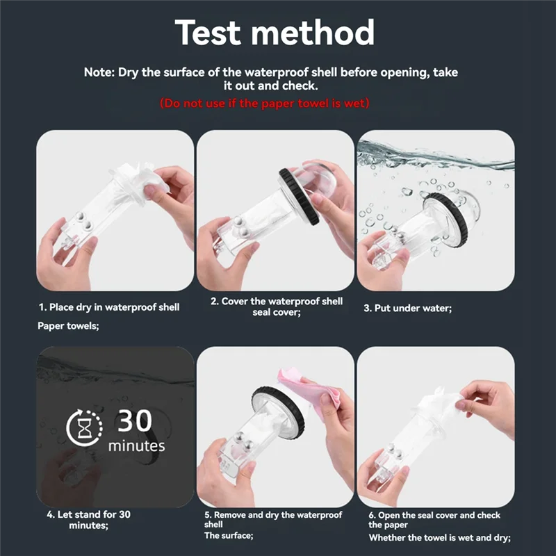 Умный водонепроницаемый чехол для камеры DJI Osmo Pocket 3, чехол для подводного дайвинга, защитный чехол, аксессуары для серфинга B