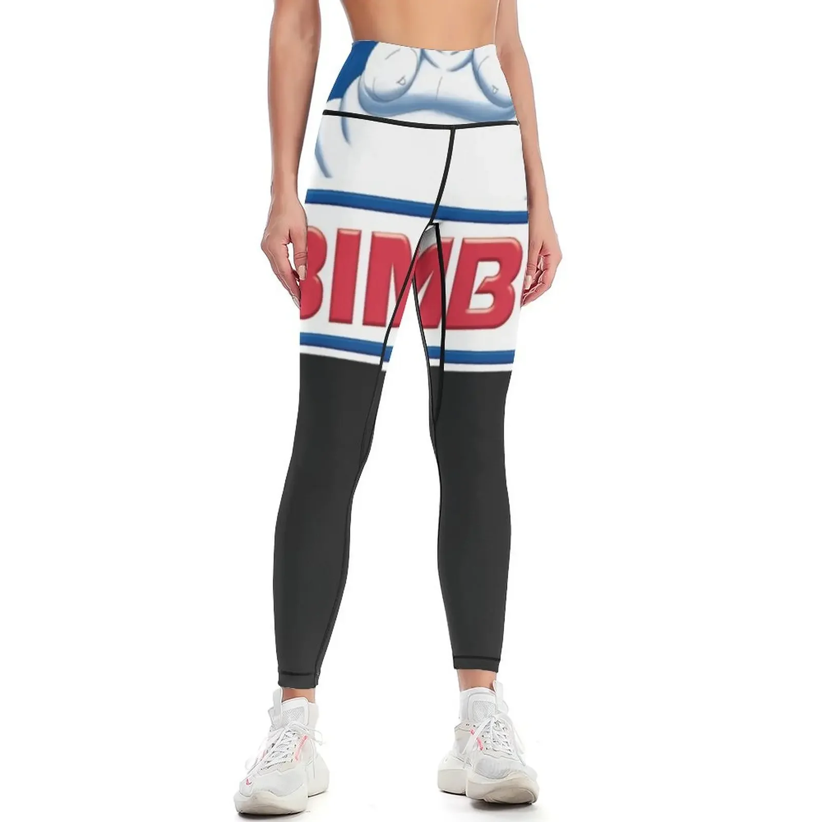 

Bimbo Bear Bread Logo (White) Classic T-Shirt Leggings Legging sport Women sportwear gym clothing flared Womens Leggings