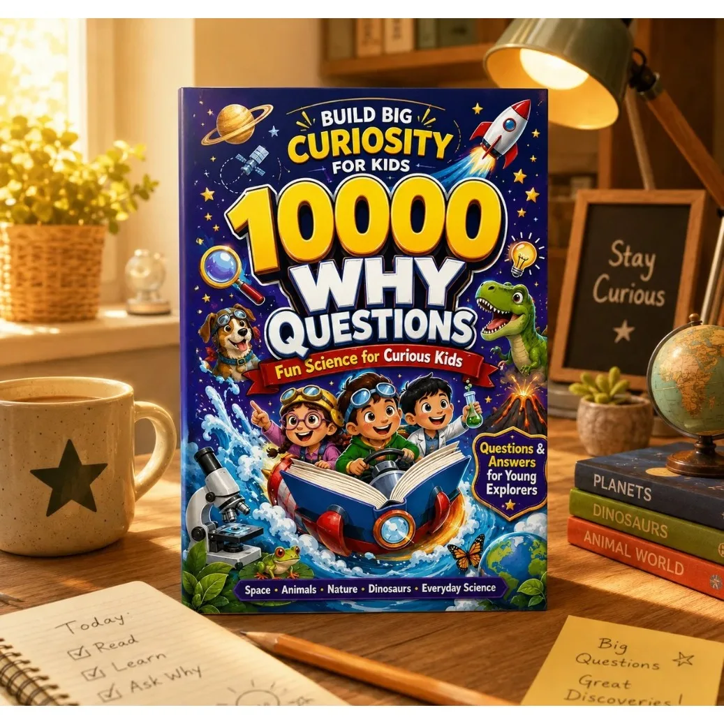 2026 new model 10000 Why Questions Kids Science Book Fun Q&A Exploration Learning Book for Curious Children and Young Minds
