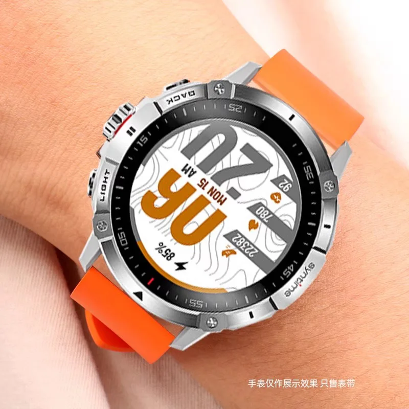 For Beidou Synthime2 | 2pro Watch Second Generation TA900 Standard Edition Fluororubber Quick Release Strap Men'swatch chain 23m