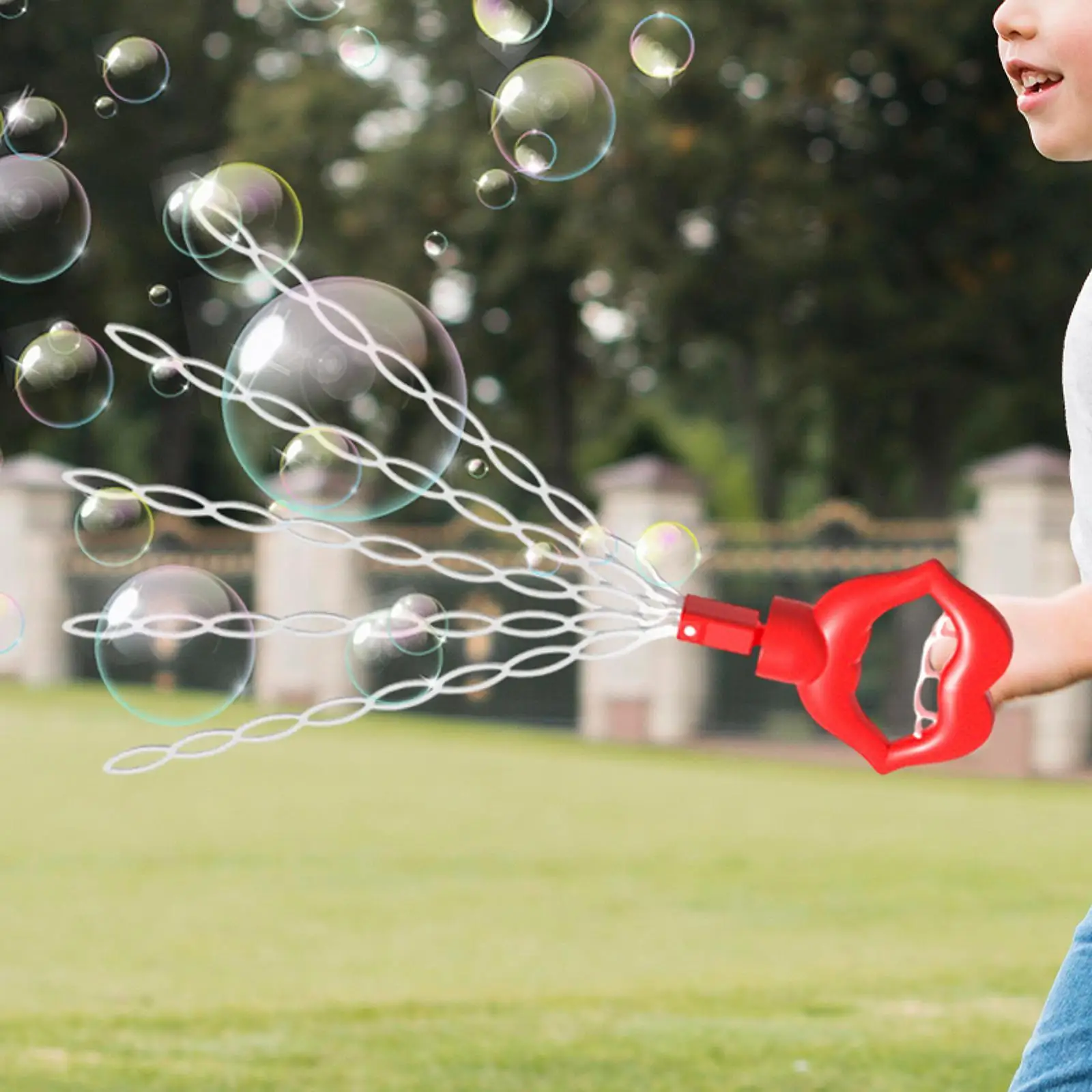 

Bubble Wands Birthday Gift Funny Supplies Outdoors Activity with Bubble Liquid Bubbles Maker Bubble Sticks for Children Kids