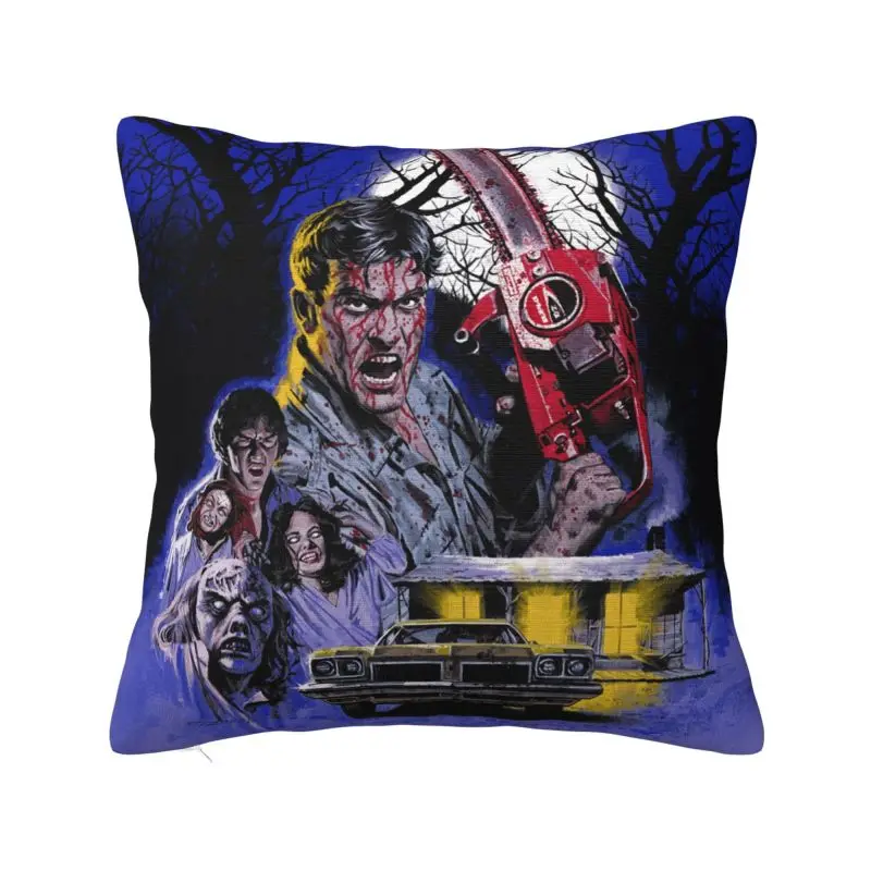 Custom The Evil Dead Cushion Covers Supernatural Horror Film Soft Luxury Pillow Home Decor