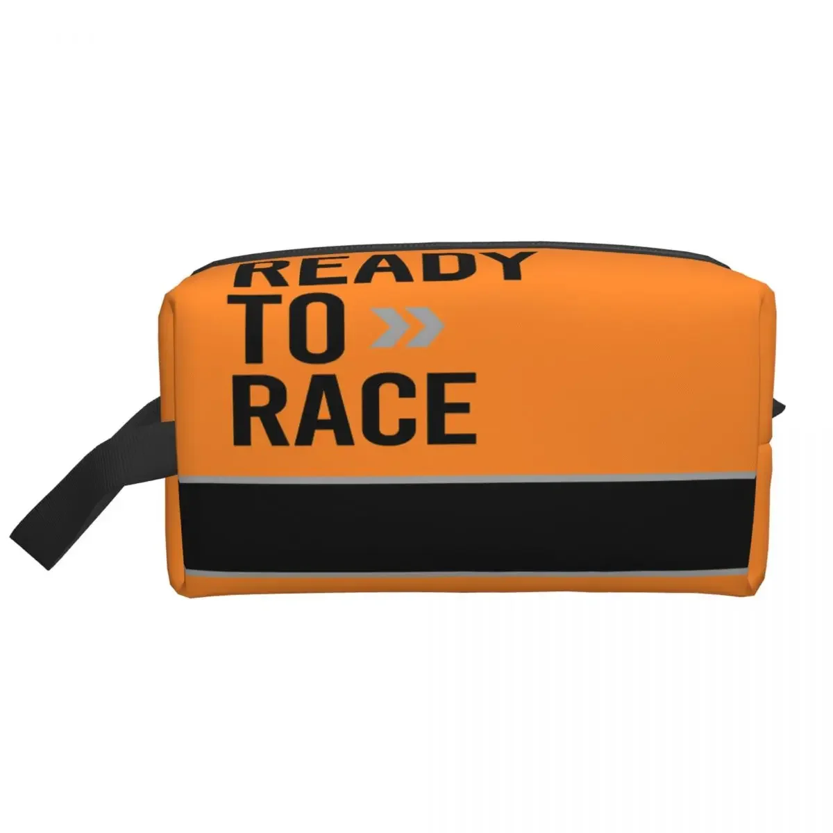 Ready To Race Toiletry Bag for Cross Motocross Bitumen Bike Life Makeup Cosmetic Organizer Lady Beauty Storage Dopp Kit Box