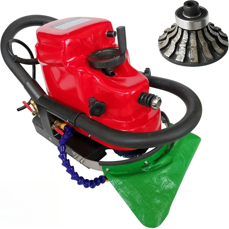 Hualong Machinery HET-28 Electric Portable Marble Stone Countertop Edge Router Polisher Profiling Grinding Polishing Machine