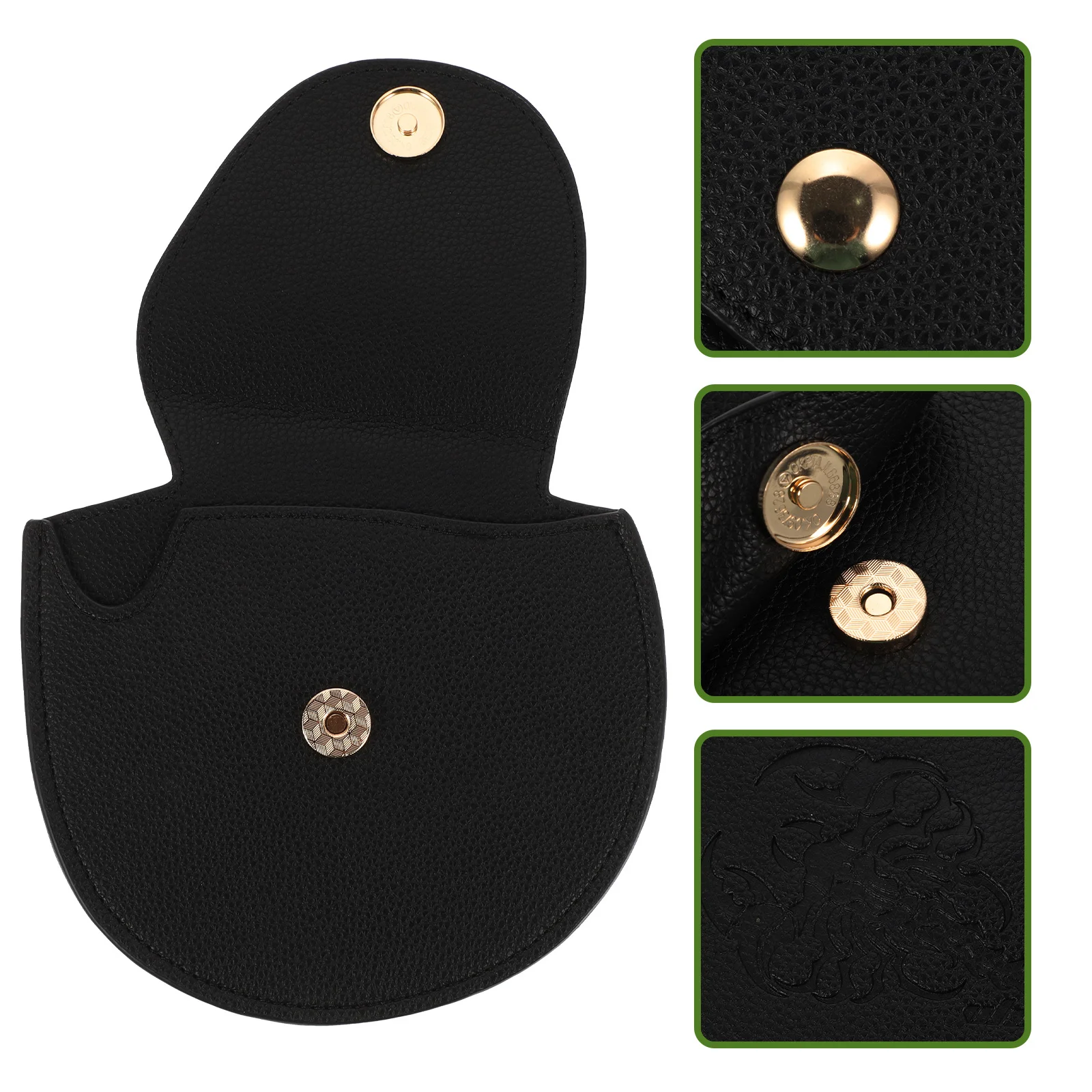 

Golf Club Head Cover For Center Shaft Mallet Putter Durable Pu Portable Retro Design Golf Accessories Supplies Protective