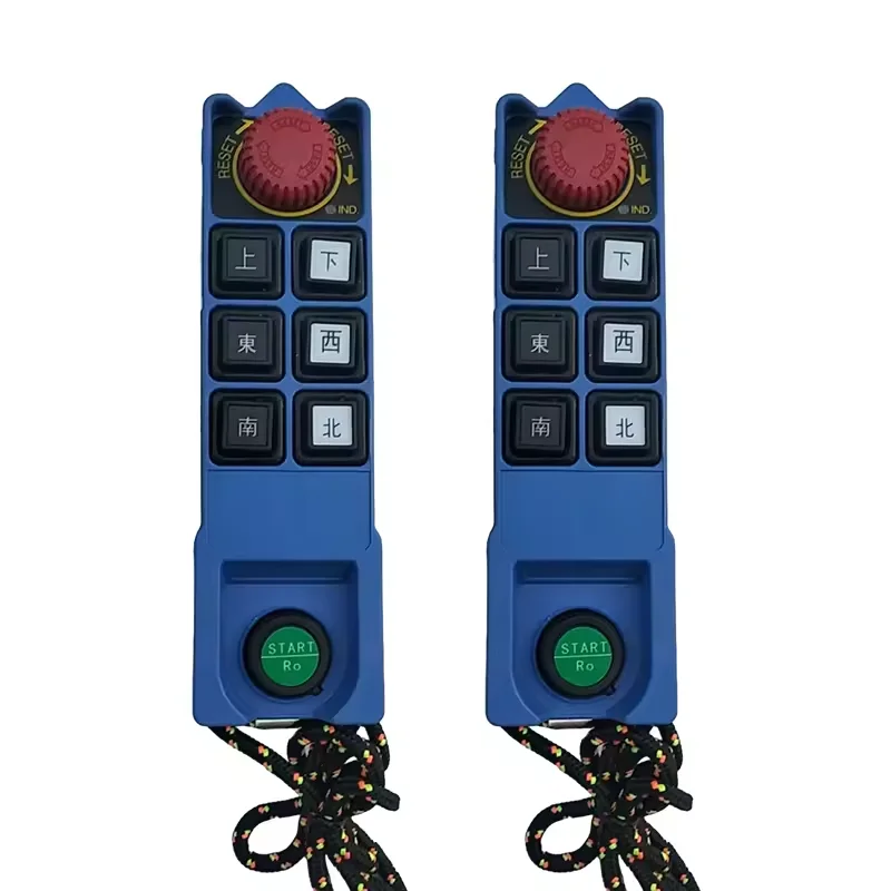 

HIGH QUALITY TAIWAN SAGA-L8B Industrial wireless radio 6 button pusher transmitter radio remote control for crane made in China