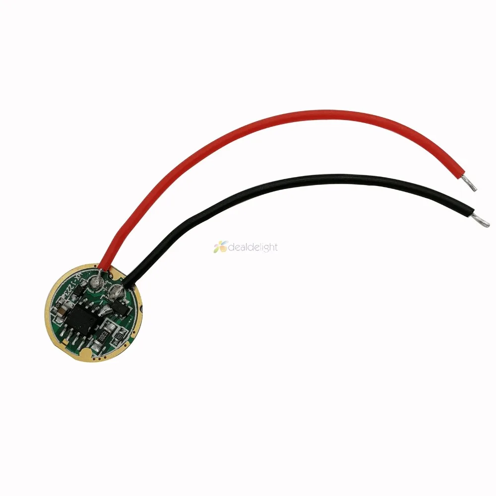 5 trybów sterownik Led 16mm dla XR-E Cree P4 Q3 Q5 3W wysokiej dioda Led dużej mocy DC3.7V 700mA 2 sztuki