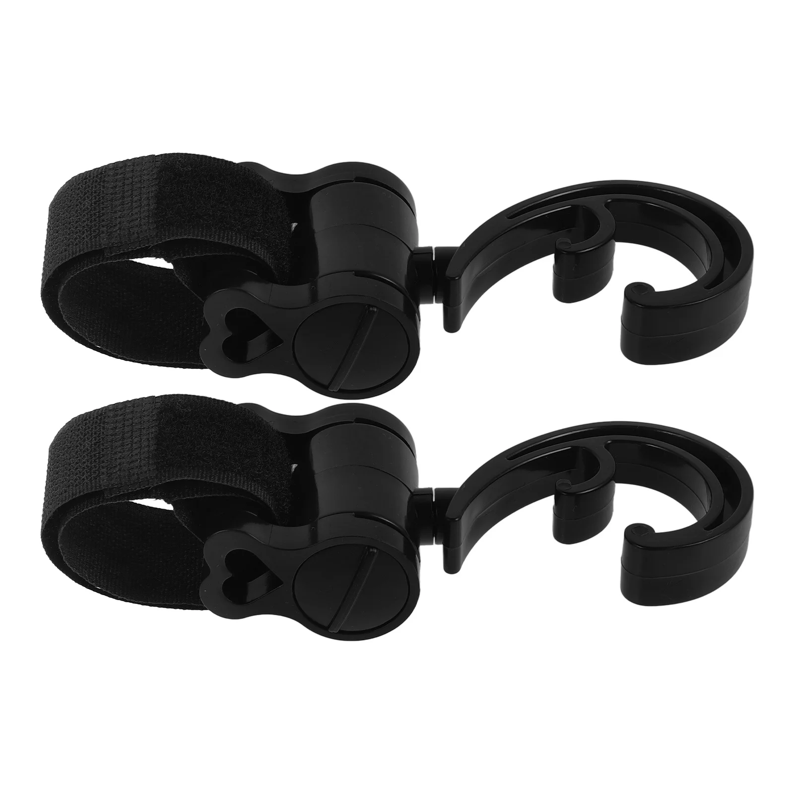 

2 шт., крючки для коляски, лента, вращающаяся детская коляска, подвесные зажимы для сумок для подгузников, сумки для покупок, кошелек, сумка, крючок-органайзер