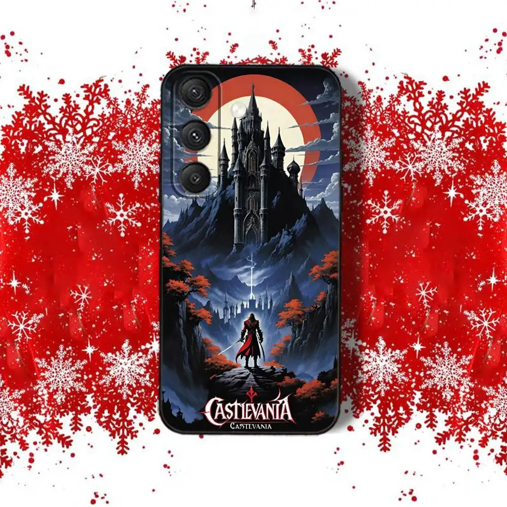 حافظة هاتف رائعة C-CastlevaniaS لهاتف سامسونج S22، S24، S20، S25، S23، S30، S21، Ultra، Plus، Fe، 5G، حافظة ملمس مثالية