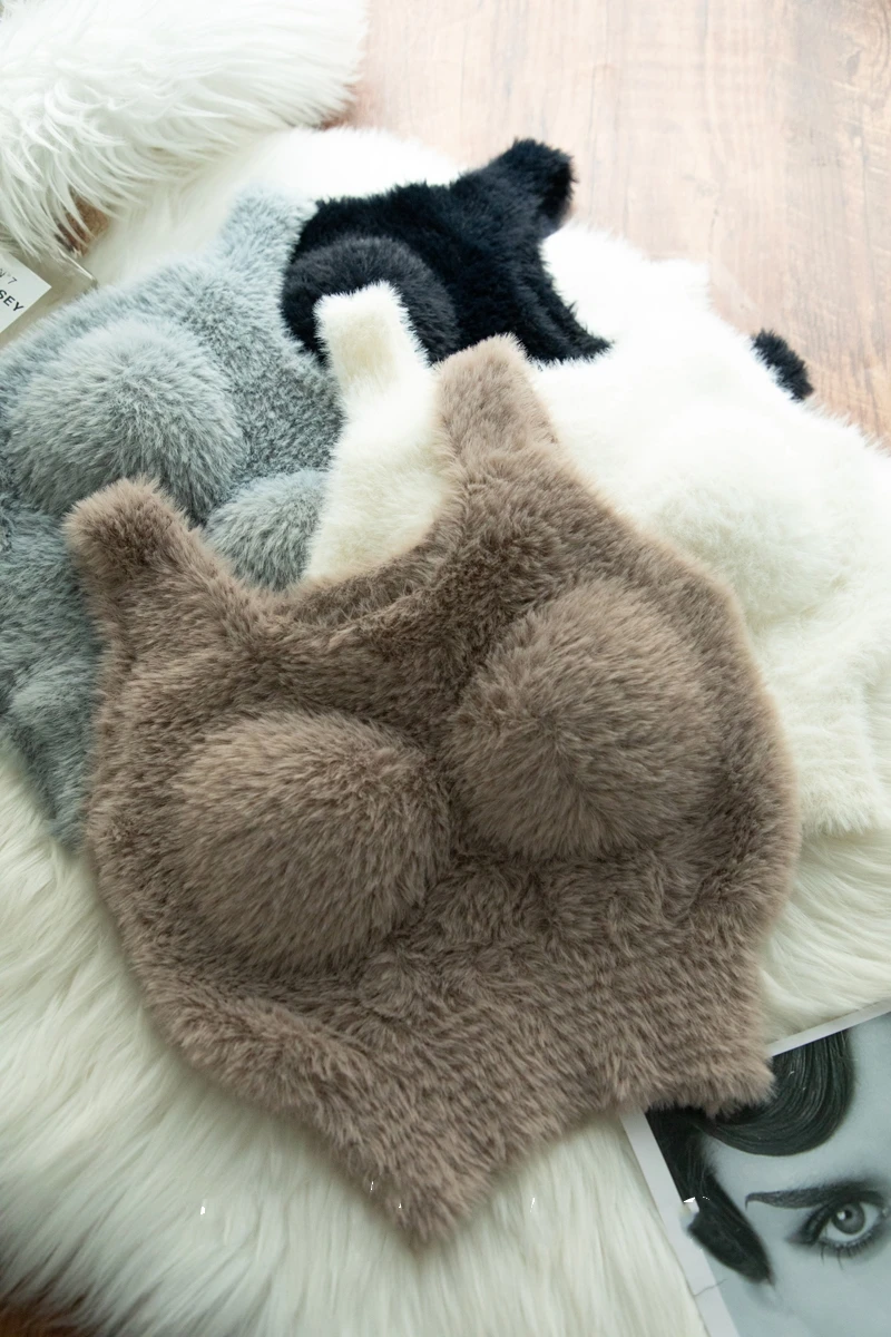 2024 New Sheep Wool Self Heating Warm Vest for Women with Chest Pad for Autumn and Winter Basic Tops