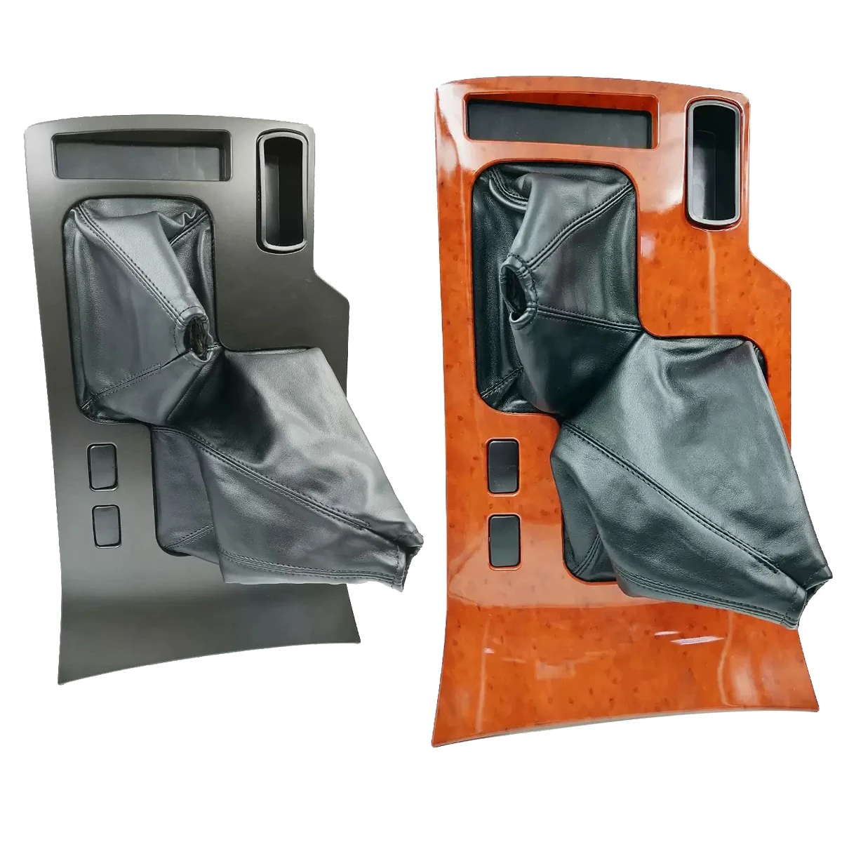 

Для Toyota LC100 FJ100 для Land Cruiser 100, центральная консоль, деревянный рычаг переключения передач, сменная накладка MT, аксессуары для интерьера