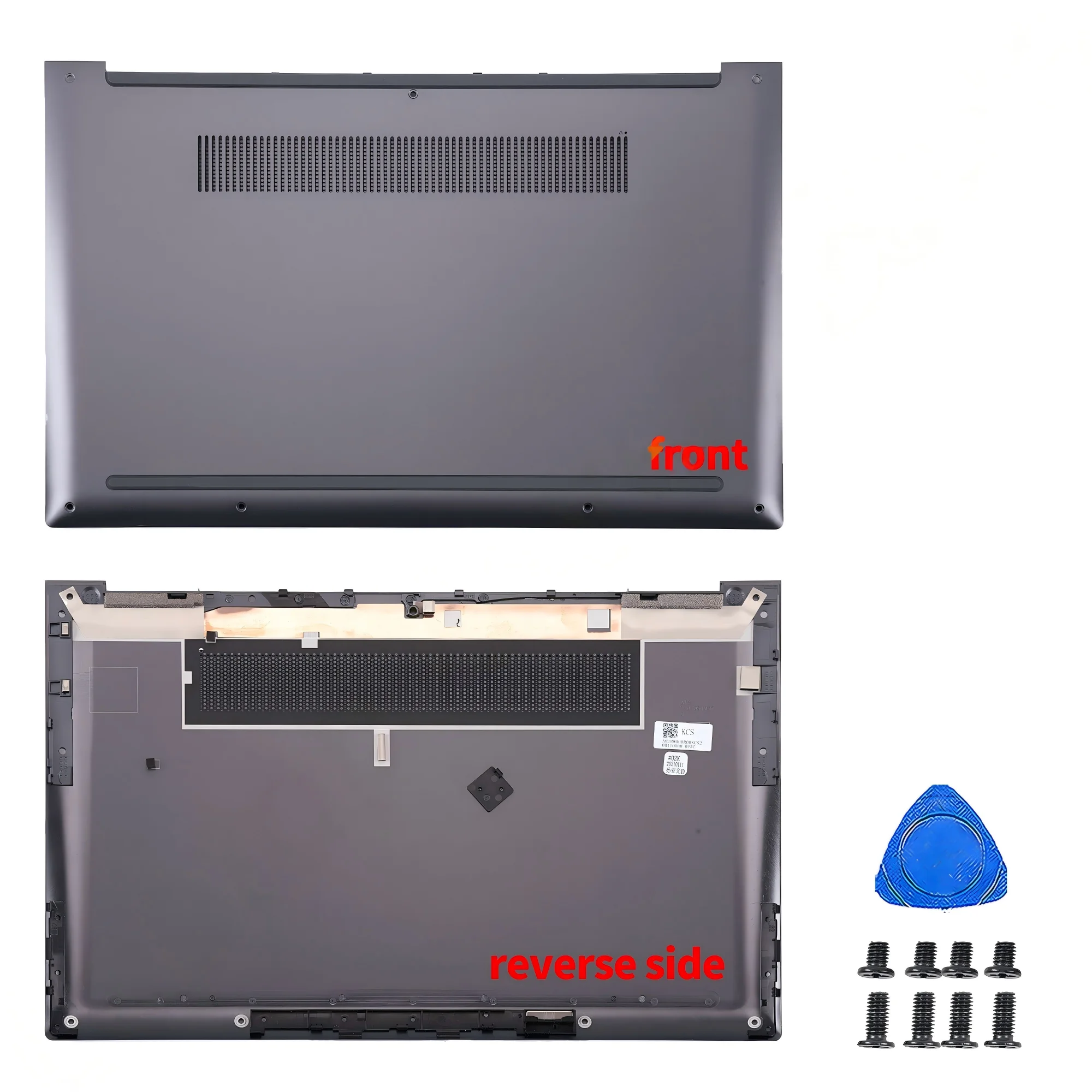 

New Bottom Case For YOGA 14C 7-14ITL05 7-14ACN6 2021 LCD back Cover Palmrest Bottom Case Touchpad Rear Lid Grey AM1RW000G10