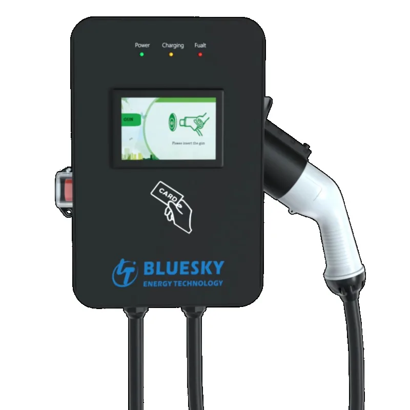 

Bluesky 7KW Wallbox Home Use EV Charger Charging Station Car Charger T2S Type 2 Socket MID Meter Optional
