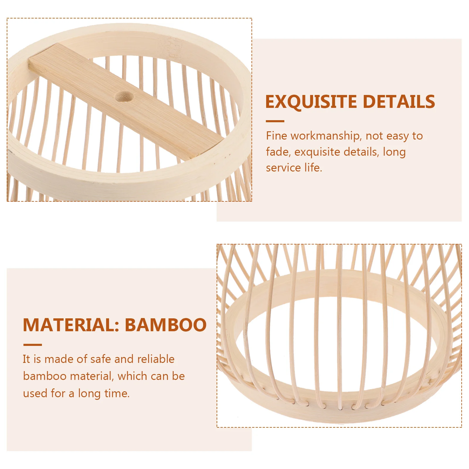 

Exquisite Bamboo Lampshade Chinese Design Tatami Light Cover for Hotel Restaurant Ceiling Lamp Replacement Simple Decorative