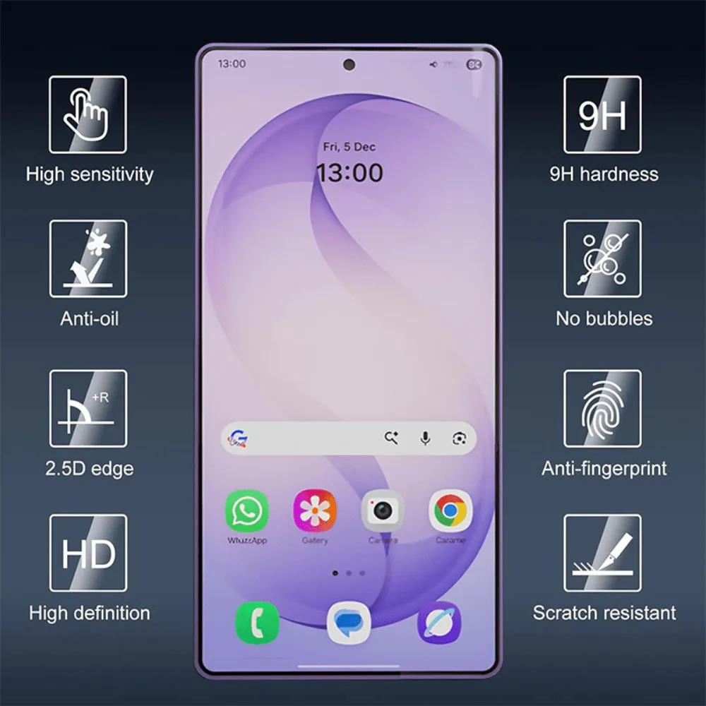 3Pcs Ultra Clear Screen Protector for Samsung Galaxy S26 S25 S24 Ultra S25 S24 FE S23 S22 S21 Plus Frosted Anti-Scratch Glass view 2