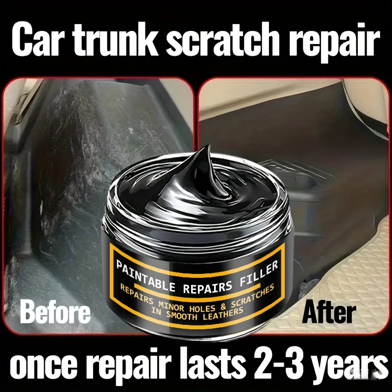 Tire Retreading Wax and Interior Polishing Wax, Suitable for the Maintenance of Abs Resin Rubber, Plastic Interiors and Tires, Car Paint Maintenance Wax Care Paste