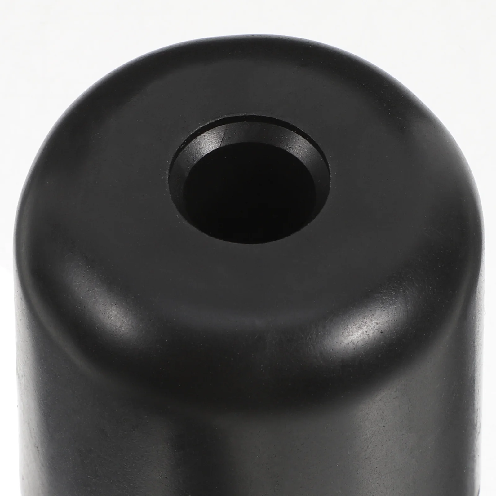 Gambe per mobili da 4 pezzi Gambe di ricambio per supporto durevole conico rotondo nero in plastica per divano, divano, tavolo, letto, piedini per mobili in plastica