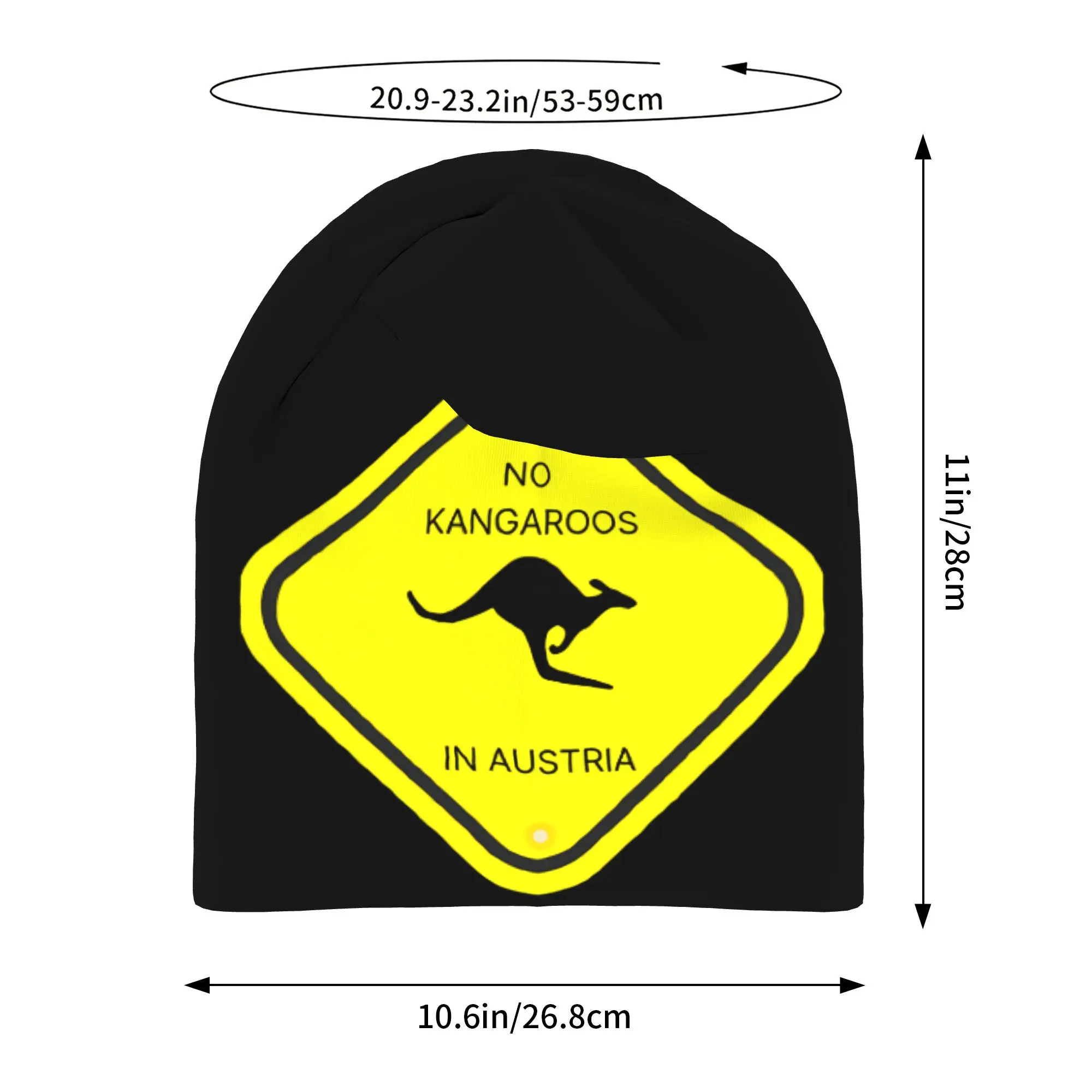 Quick Dry No Kangaroos in Austria Slouchy Beanie for Men Women Sleeping Skull Cap